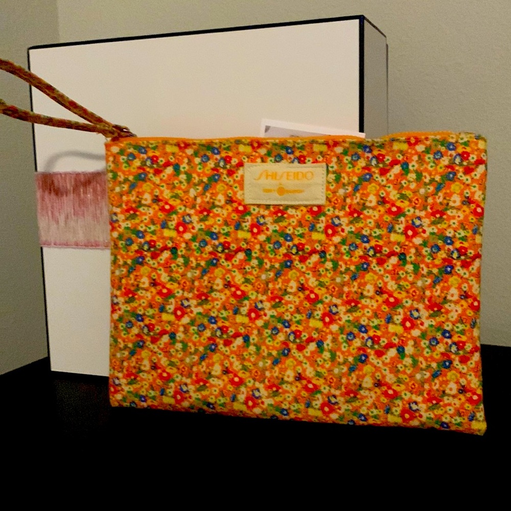 Shiseido X Tory Burch pouch